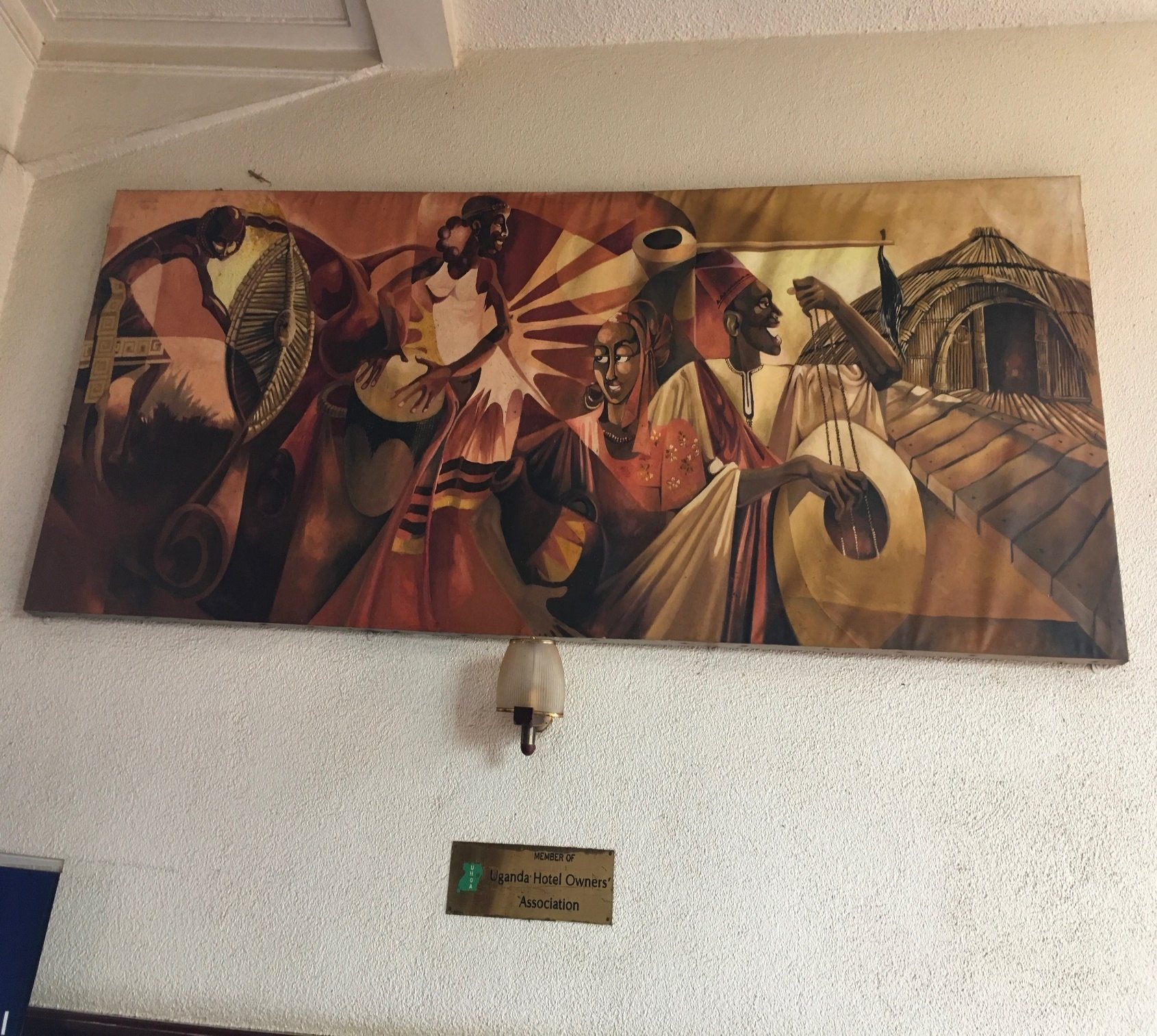 African festival painting